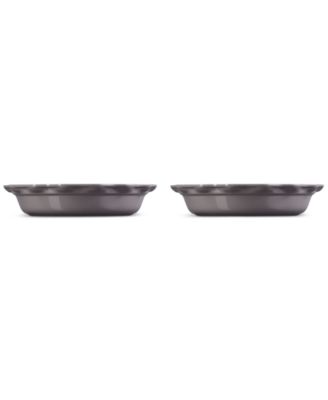 Stoneware Heritage Fluted 9" Pie Dish, Set of 2