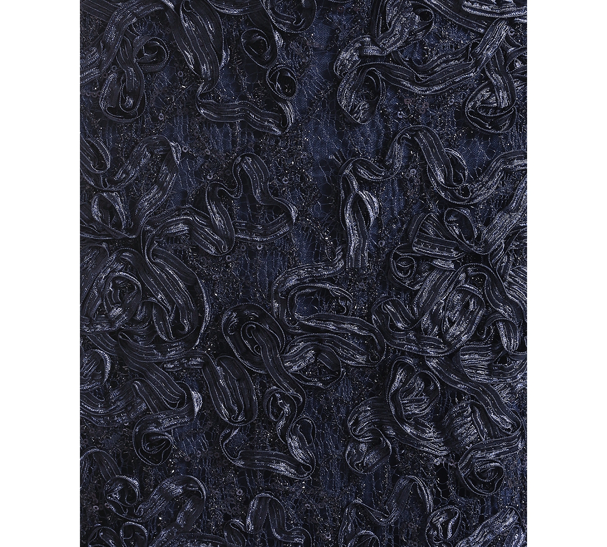 Alex Evenings Women's Soutache Sequinned A-line Dress In Navy