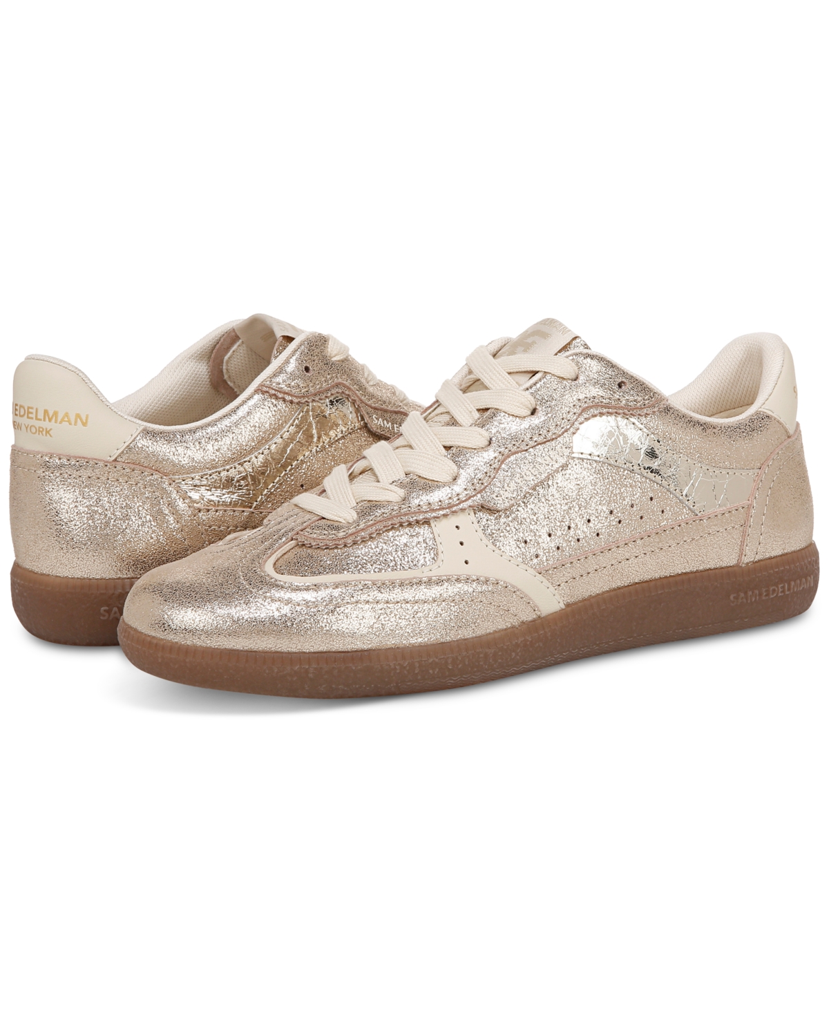 Shop Sam Edelman Women's Kallen Sneakers In Cyprus Gold