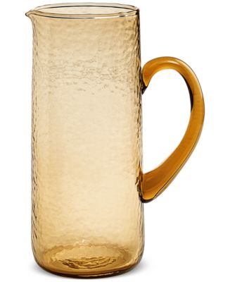 Oake Amber Textured Pitcher, Exclusively at Macy's - Macy's