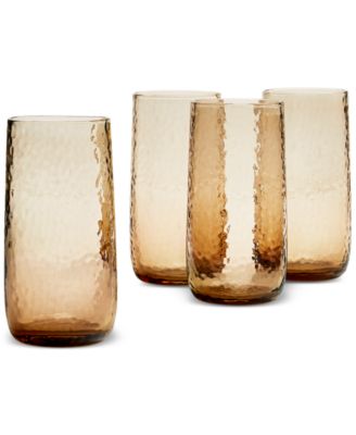 Textured Highball Glasses, Set of 4, Exclusively at Macy's