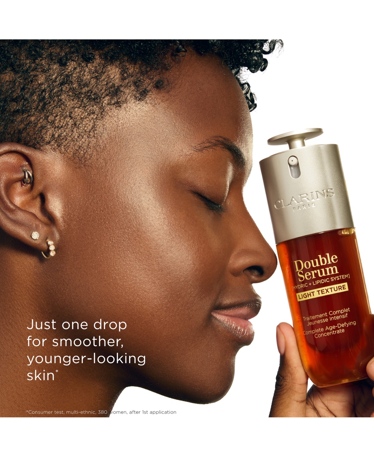 Мужские Clarins DOUBLE SERUM&reg; Light Texture To Firm, Boost Radiance & Refine Pores, 1.7 oz. — фото 10