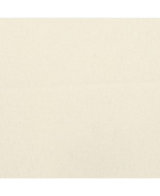 Garden Lowback Chair Cushions 6 pcs Cream 39.4"x19.7"x1.2" Oxford Fabric