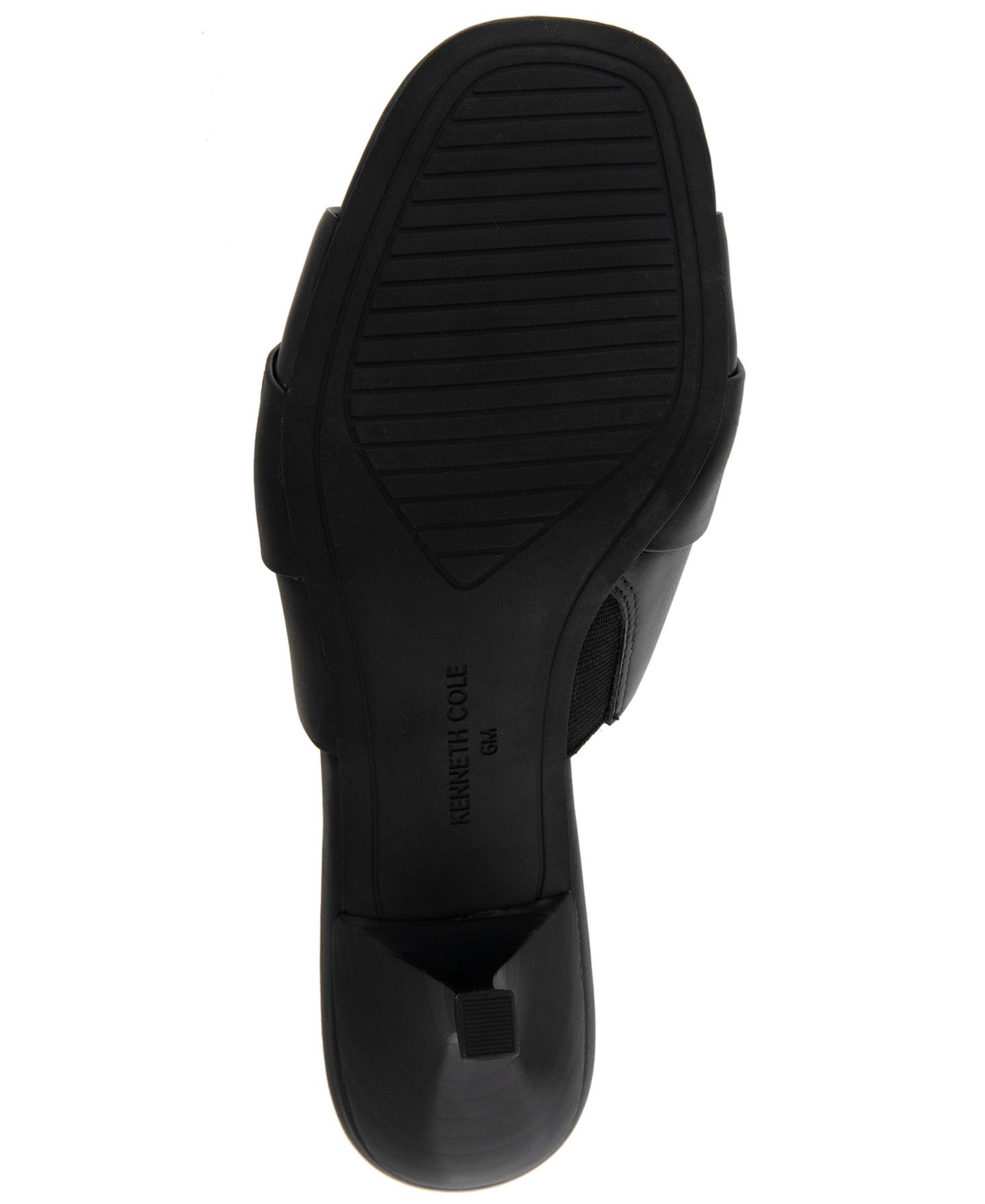 Женские сандалии Kenneth Cole New York Valentina Slip-On Dress Sandals, цвет: Чёрный кожаный — фото 5