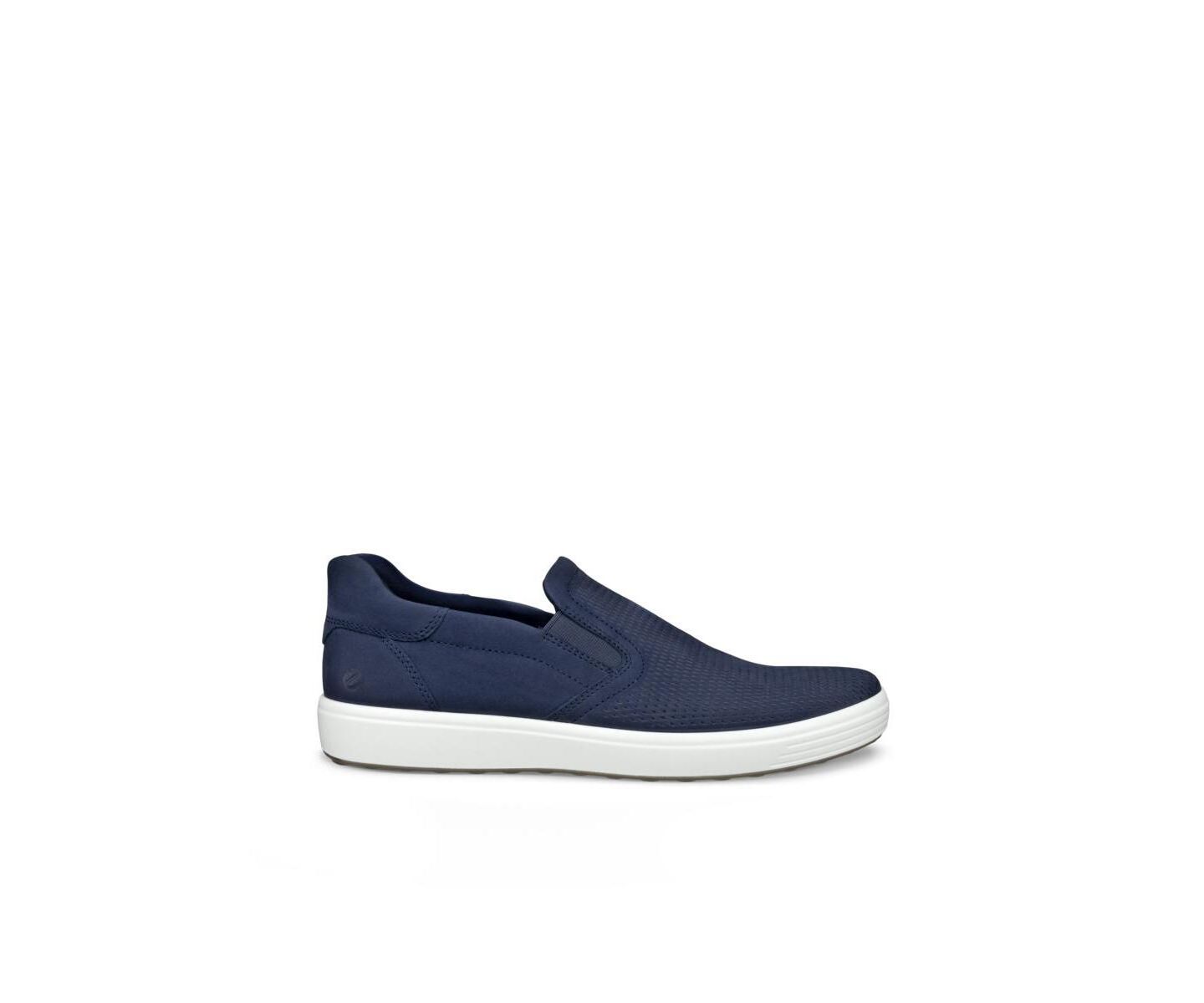 Мужские кроссовки-слипоны Ecco Soft 7 Easly, цвет: Морской — фото 2
