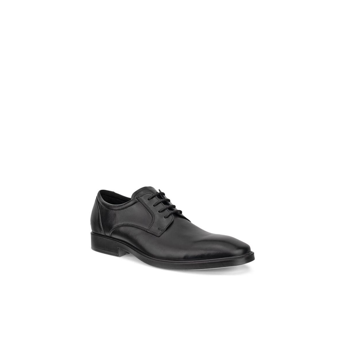 Men's Metropole Milan Plain Toe Derby Shoe - Black