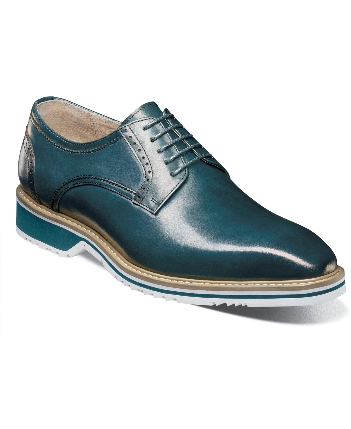 Stacy Adams Men's Barringer Plain Toe Oxford In Teal
