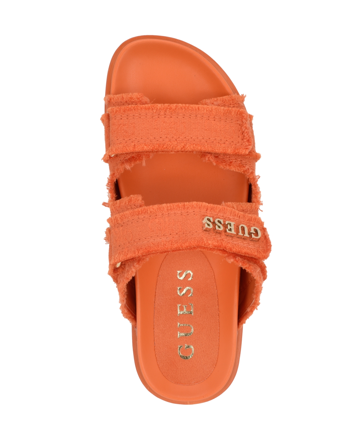 【国内発送】GUESS＊Fabulon Two Strap Sporty Footbed Sandals Guess Women's Fabulon Two Strap Sporty Footbed Sandals In