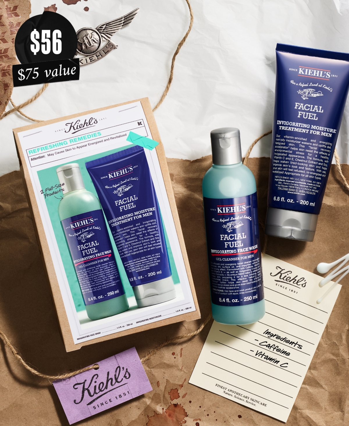 Kiehl's Since 1851 2-pc. Refreshing Remedies Skincare Set In No Color
