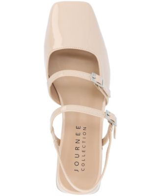 Women's Gretchenn Multi Strap Square Toe Mary Jane Flats