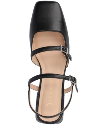 Women's Gretchenn Multi Strap Square Toe Mary Jane Flats