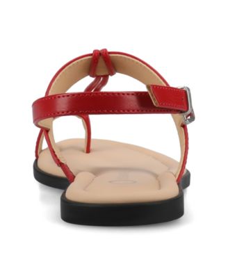 Women's Gerra T Strap Toe Ring Flat Sandals