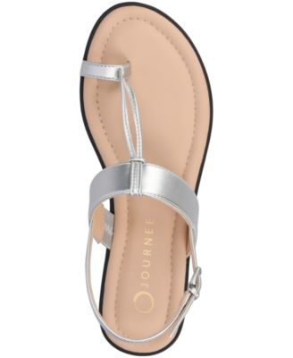 Women's Gerra T Strap Toe Ring Flat Sandals