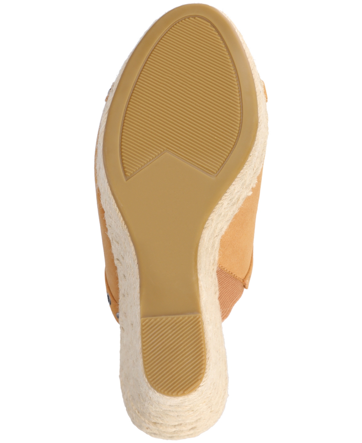 Journee Collection Yari Platform Wedge Espadrille Sandal In Cognac