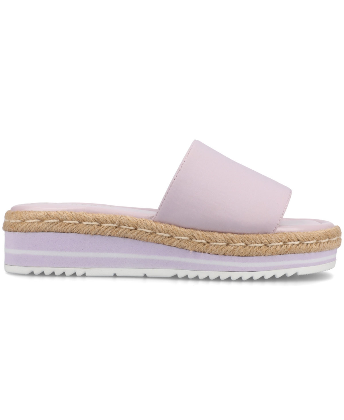 Journee Collection Rosey Wedge Sandal In Lilac