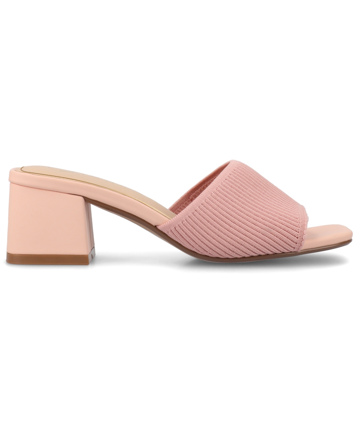 Journee Collection Shilin Slide Sandal In Pink