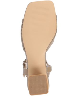 Women's Evylinn Knit Block Heel Dress Sandals