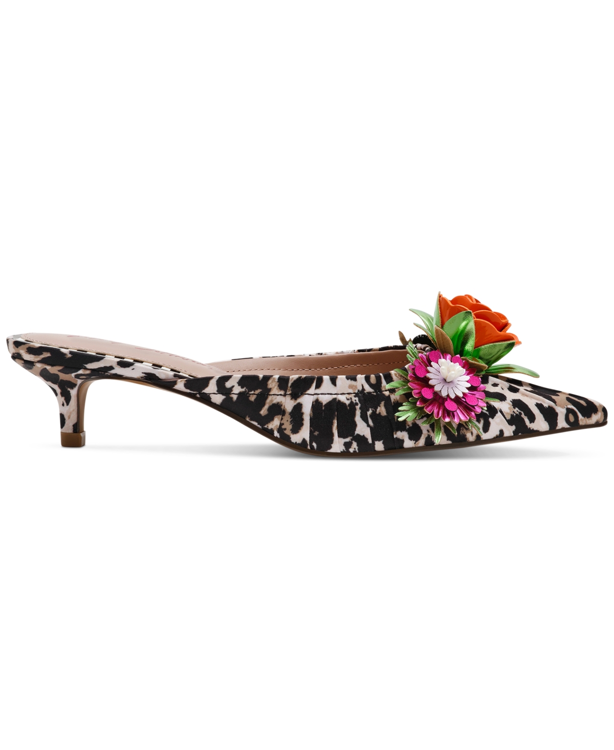 BETSEY JOHNSON WOMEN'S ABIGAYL FLORAL DRESS MULES 