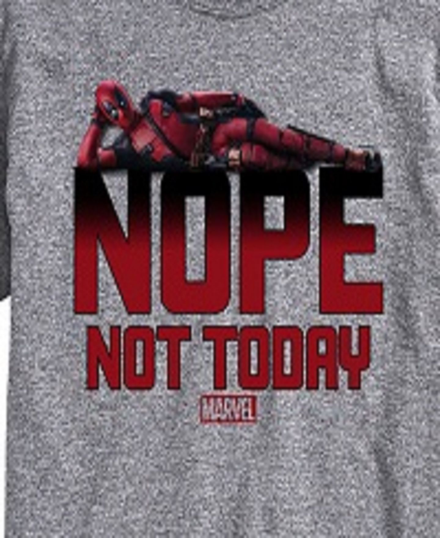 Мужская футболка AIRWAVES Deadpool Nope Not Today Short Sleeve, цвет: Серый — фото 3