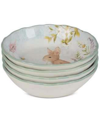 Easter Meadow Soup Bowls, Set of 4