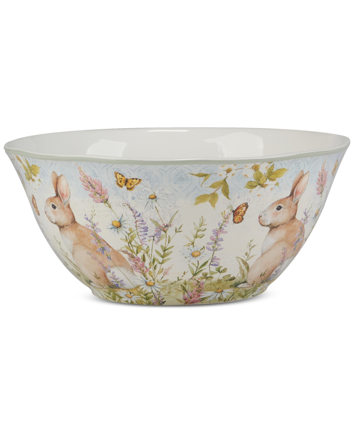 Certified International Easter Meadow Deep Bowl In Miscellaneous