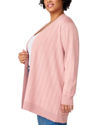 Plus Size  Open-Front Cardigan Sweater
