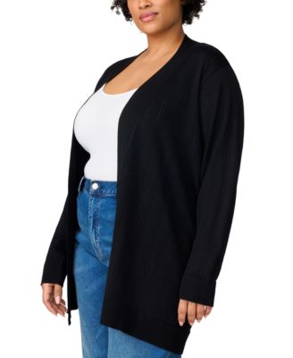 Plus Size  Open-Front Cardigan Sweater