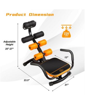 Core Fitness Abdominal Trainer Crunch Exercise Bench Machine