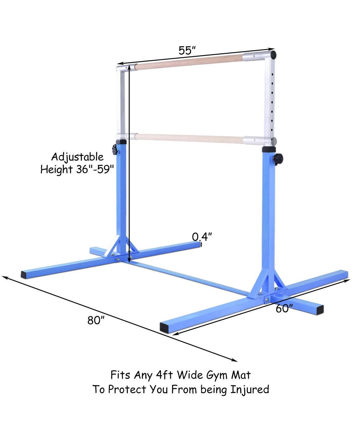 Adjustable Gymnastics Horizontal Bar for Kids