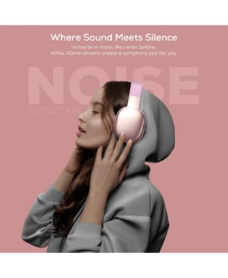 GabbaGoods Platinum Vibe Over Ear Stereo Sound Bluetooth Headphones with Built-In Mic