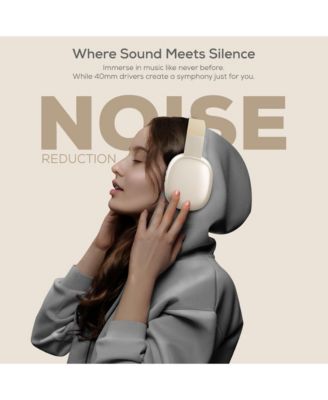 GabbaGoods Platinum Vibe Over Ear Stereo Sound Bluetooth Headphones with Built-In Mic