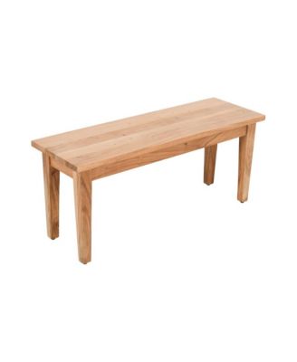 Colby 42"" Traditional Classic Solid Hardwood Bench