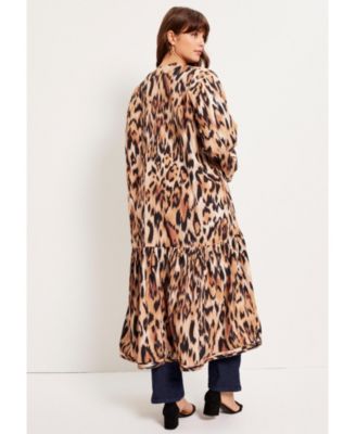 Women's June + Vie Reversible Printed Duster