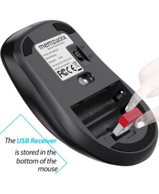 2.4G Wireless Mouse + USB Wired Mouse for Laptop, Desktop, PC, MacBook- 2 Pack