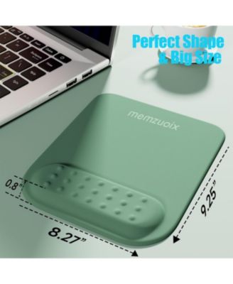 Ergonomic Mouse Pad with Wrist Rest Support,Premium Memory Foam Cushioning for Pain Relief, Non-Slip PU Base for Stable Smooth Control - Perfect for Laptop, Computer, and Home Office