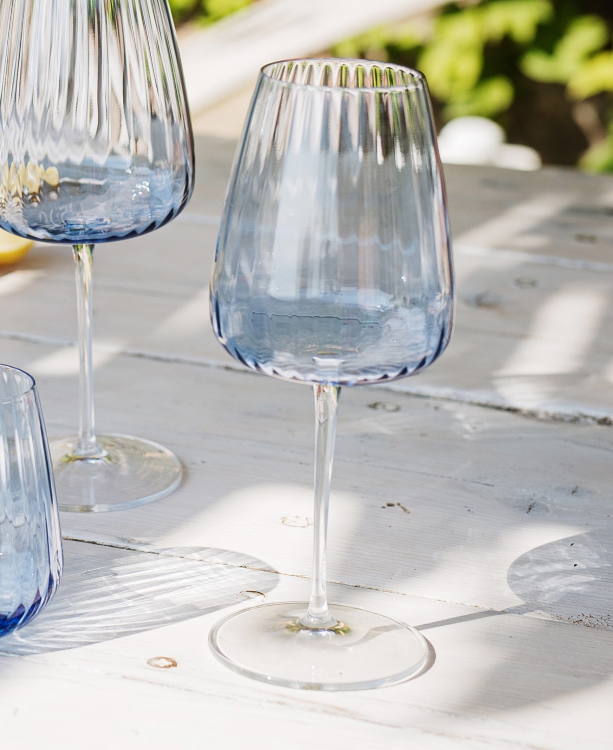 Vietri Francesca Wine Glass In Blue