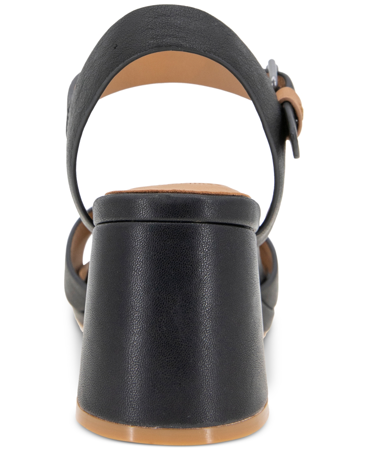 Shop Gentle Souls Women's Rimini Block-heel Dress Sandals In Black Leather
