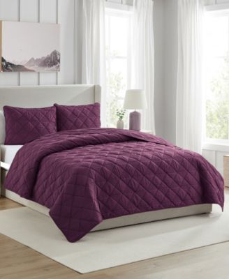 Lucy Pinsonic Diamond 3-Pc. Quilt Set, Full/Queen