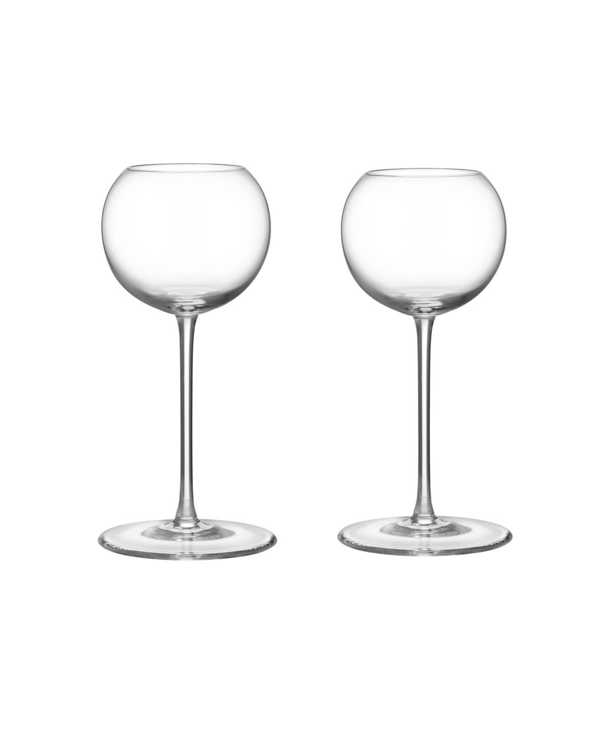 Orrefors Geometry 5.5 Oz. Liqueur Glasses, Set Of 2 In Clear
