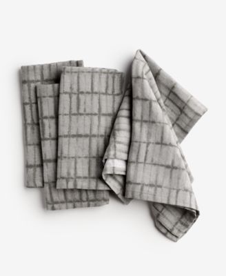 Oake - Dye Grey Napkins, Set of 4