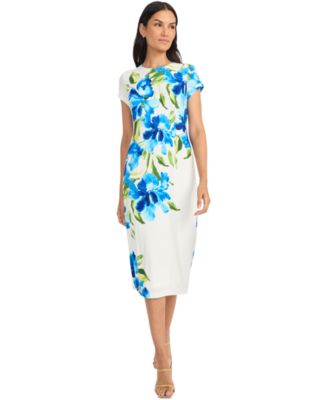 Women's Short-Sleeve Midi Dress