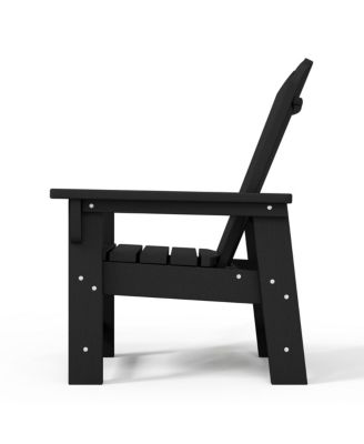 Kids Outdoor Adirondack Plastic Patio Chair (Set of 2)