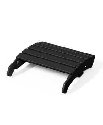 Outdoor Patio HDPE Adirondack Ottoman Footrest
