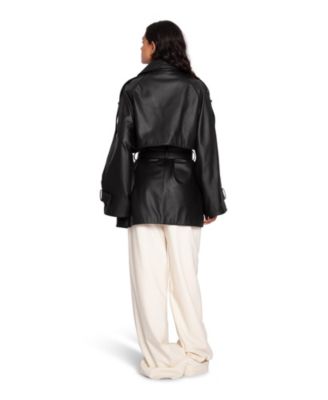 Women's Forevermore Leather Trench Coat