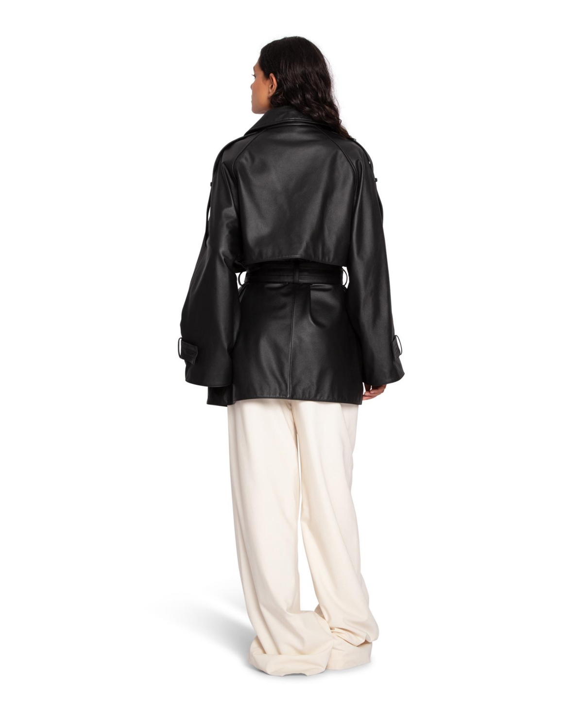 Belle & Bloom Women's Forevermore Leather Trench Coat