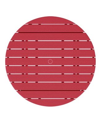 Low Outdoor HDPE Round Patio Coffee Table