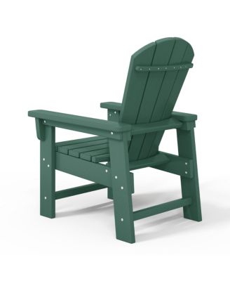 Kids Outdoor HDPE Adirondack Plastic Patio Chair