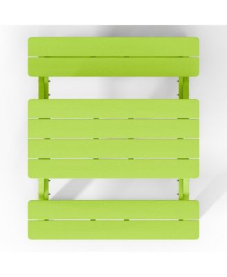 Outdoor Patio Kids HDPE Plastic Picnic Bench Table