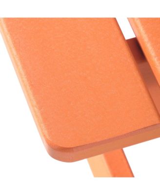 Outdoor Patio Kids HDPE Plastic Picnic Bench Table