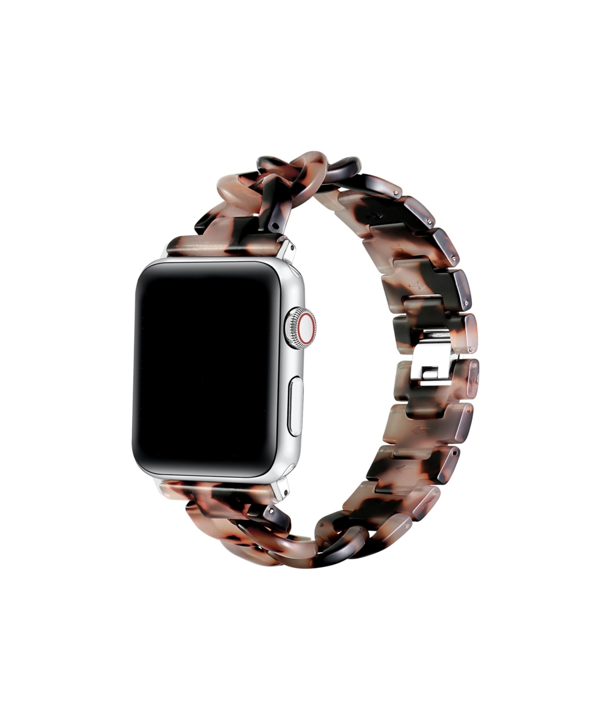 Kit Tortoise Resin Link Band for Apple Watch, Fits All Apple Watch Models - Light Natural Tortoise